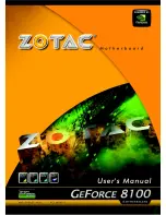 Предварительный просмотр 1 страницы Zotac GeForce 8100 User Manual