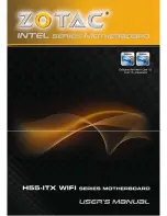 Предварительный просмотр 1 страницы Zotac H55 - ITX wifi series User Manual