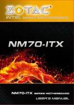 Zotac Intel NM70-ITX Series User Manual preview