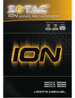 Preview for 1 page of Zotac IONITX-N series User Manual