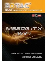 Предварительный просмотр 1 страницы Zotac M880G-ITX series User Manual