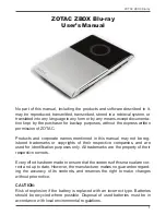 Preview for 2 page of Zotac ZBOX  Blu-ray ADO5BR PLUS User Manual