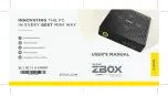 Zotac ZBOX E Series User Manual preview