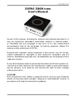 Preview for 2 page of Zotac ZBOX nano VDO1 PLUS User Manual