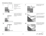 Предварительный просмотр 3 страницы Zovuna Wingz Table Installation Instructions