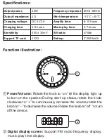 Предварительный просмотр 3 страницы Zoweetek ZW-H6 User Manual