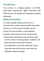 Preview for 5 page of ZOYI ZT-922 User Manual