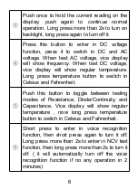 Preview for 10 page of ZOYI ZT-922 User Manual