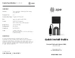 Preview for 1 page of ZPE ZPE-DST-U01 Quick Install Manual