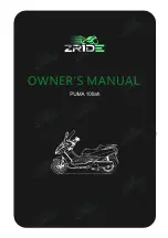 ZRide PUMA 100ah 2018 Owner'S Manual preview