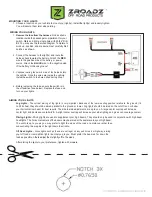 Предварительный просмотр 8 страницы ZROADZ Z845401 Installation Manual