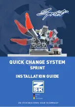 ZSK SPRINT Series Installation Manual preview