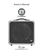 ZT Club CLG1 Owner'S Manual предпросмотр