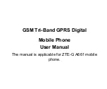 ZTE-G A661 User Manual предпросмотр