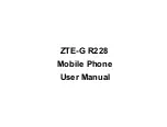 Предварительный просмотр 59 страницы ZTE-G R228 User Manual