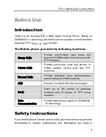 Preview for 9 page of ZTE-J G682 User Manual