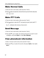 Preview for 62 page of ZTE-J G682 User Manual