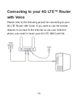 Preview for 15 page of Zte 4G LTERouter with Voice Quick Start Manual