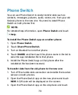 Preview for 79 page of Zte 8030 User Manual