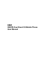 Preview for 1 page of Zte 840Z User Manual