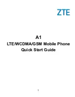 Preview for 1 page of Zte A1 Quick Start Manual