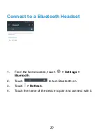 Preview for 20 page of Zte A1 Quick Start Manual