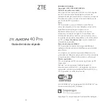 Предварительный просмотр 23 страницы Zte A2023G Quick Start Manual