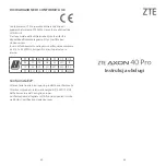 Предварительный просмотр 43 страницы Zte A2023G Quick Start Manual