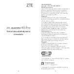 Предварительный просмотр 51 страницы Zte A2023G Quick Start Manual