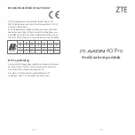 Предварительный просмотр 57 страницы Zte A2023G Quick Start Manual