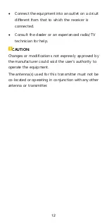 Preview for 12 page of Zte A2121L Quick Start Manual