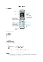 Предварительный просмотр 7 страницы Zte A711 User Manual