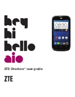 Zte Aio Overture User Manual предпросмотр