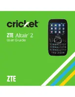 Zte Altair 2 User Manual предпросмотр