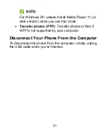 Preview for 31 page of Zte Aspire 5 User Manual