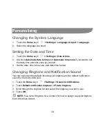 Preview for 19 page of Zte avid plus User Manual And Safety Information