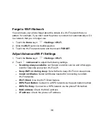 Preview for 36 page of Zte avid plus User Manual And Safety Information