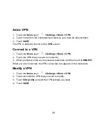 Preview for 44 page of Zte avid plus User Manual And Safety Information