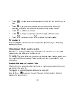 Preview for 49 page of Zte avid plus User Manual And Safety Information