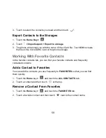 Preview for 59 page of Zte avid plus User Manual And Safety Information