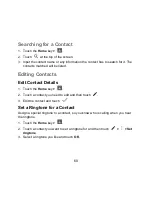 Preview for 60 page of Zte avid plus User Manual And Safety Information