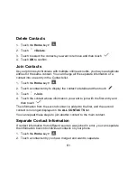 Preview for 61 page of Zte avid plus User Manual And Safety Information