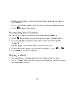 Preview for 77 page of Zte avid plus User Manual And Safety Information