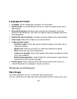 Preview for 83 page of Zte avid plus User Manual And Safety Information