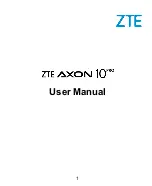 Zte AXON 10PRO User Manual preview