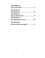 Preview for 3 page of Zte Axon MINI B2016 Quick Start Manual