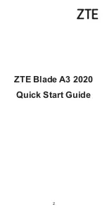 Preview for 4 page of Zte BLADE A3 Quick Start Manual