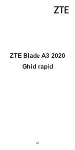 Preview for 35 page of Zte BLADE A3 Quick Start Manual