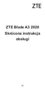 Preview for 67 page of Zte BLADE A3 Quick Start Manual