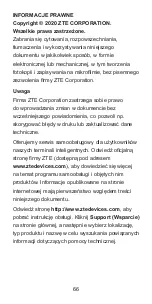 Preview for 68 page of Zte BLADE A3 Quick Start Manual